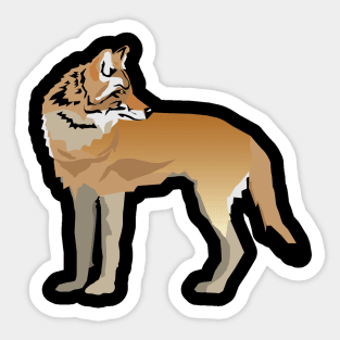 Coyote Sticker